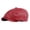 Red, variant on Hat for Men and Women, Spring and Autumn Casual Duckbill Cap, PU Leather Beret, British Retro Octagonal Cap, Newsboy Cap, Trendy