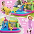 thumbnail image 4 of Costway Tropical Inflatable Bounce Castle for Backyard, Ocean Ball & 735W Blower Include, 4 of 10