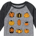 thumbnail image 3 of Instant Message - Fall - Pumpkin Mania - Toddler & Youth Raglan Graphic T-Shirt, 3 of 5