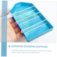 thumbnail image 2 of 4 Sets Drill Plate Set Rhinestone Divided Tray Diamond Art Painting Tray Paint Pallets Rhinestone Tray with Brush Rhinestone Tray and Brush Bead Plastic Rhinestones Diamond Drawing, 2 of 5