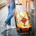 thumbnail image 3 of Welcome Fall Cairn Terrier Strolling Through the Autumn Maple Forest Travel Luggage Cover Cairns Dog Lover Suitcase Dust Protective Decor - 12012, 3 of 5