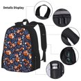 thumbnail image 3 of Easygdp Cute Foxes Mochila para Niños y Niñas con Set de Caja de Almuerzo y Estuche para Lápices 3 en 1, Mochila Escolar Estampada para Adolescentes, 3 of 7