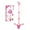Pink, variant on Kids Karaoke Machine with Stand,Karaoke Machine Kid,Kids Microphone with Flashing Stage Lights Adjustable Stand Gift for Age Children,Pink2