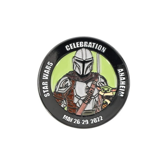 Star Wars: The Mandalorian Din Djarin and Grogu Enamel Pin | SWC 2022 Exclusive