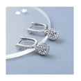 thumbnail image 4 of Aretes Pendientes De Plata 925 Mujer Belug Plateado, 4 of 5