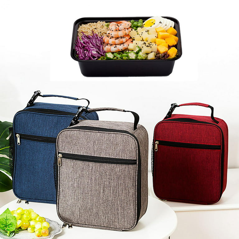 Wholesale Small Durable High Quality Reusable Insulated Lunch Box Cooler  Bag Men Women Kids Meal Prep Management for School Office Camping Gym -  China Meal Prep Lunch Fitness Bag and Food Delivery
