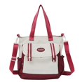 thumbnail image 1 of Bolso de mano Colorblock de gran capacidad bolso informal con asa superior para mujeres y niñas, 1 of 8