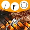 thumbnail image 4 of 2Pcs Replacement Meat Probe with 2 Probe Clips Stainless Steel Plug Temperature Probe Precise High Temperature Meat Probe Food Grade Smoker Thermometer Probe Effortless to Clean for BBQ, 4 of 7