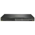 thumbnail image 2 of Aruba 6300M 24-port 1GbE Class 4 PoE and 4-port SFP56 Switch - 24 Ports - Manageable - 3 Layer Supported - Modular - 4 SFP Slots - Twisted Pair, Optical Fiber - 1U High - Rack-mountable - Lifetime ..., 2 of 3