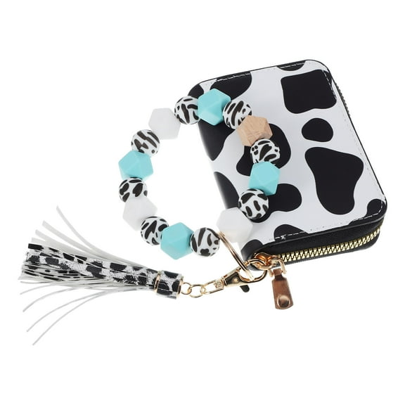 Soimiss Key And Wallet Keychain Cow Multi Fashionable PU 1 Set
