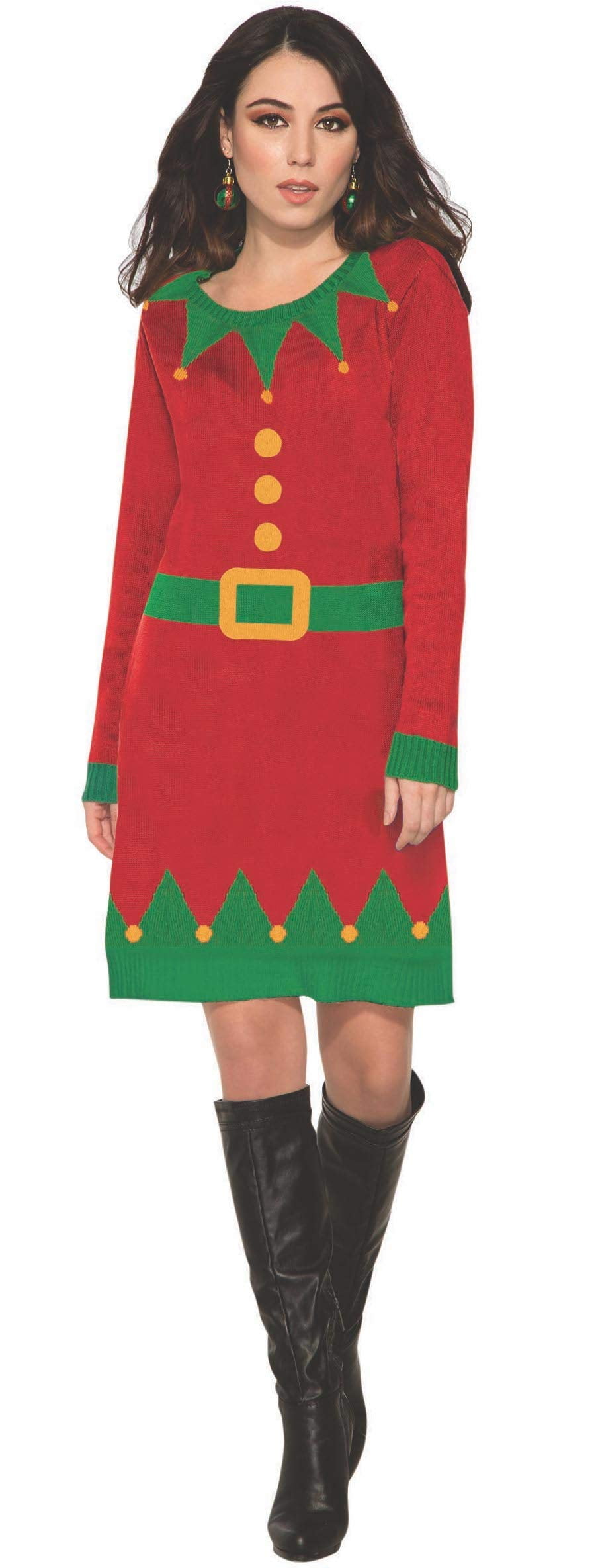 ugly christmas sweater dress walmart