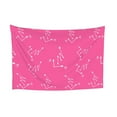 thumbnail image 1 of ZICANCN Funny Tapestry for Bedroom Aesthetic,Pink Doodle Background Pattern Wall Tapestry for Living Room 60x40 Inches, 1 of 8