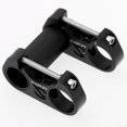 thumbnail image 4 of Vástagos de bicicleta plegables Kusrkot Aleación de aluminio Elevador ajustable para manillar Negro, 4 of 8
