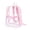 Pink, variant on Festival Clear Bag 14.96" PVC Waterproof Large Capacity Multi-compartment for Work Travel (Blue)