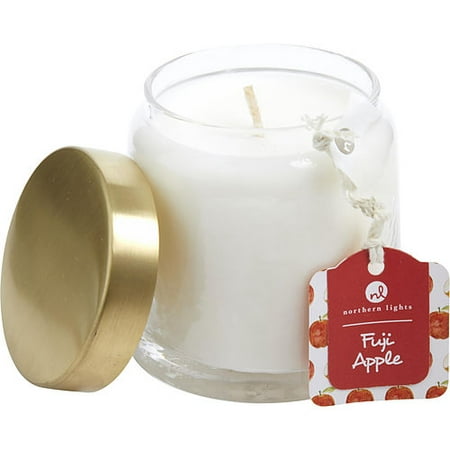 Fuji Apple Rings - FUJI APPLE by - SCENTED SOY GLASS CANDLE 10 OZ. COMBINES CRISP RED APPLE, PINK GRAPEFRUIT, SOUTHERN MAGNOLIA BLOSSOM, & LILY OF THE VALLEY. BURNS APPROX. 45 HRS. - UNISEX