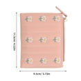 thumbnail image 2 of HEALEEP Billetera Compacta Bifold Para Mujer Con Bordado Y Tarjetero Rosa En PU, 2 of 6
