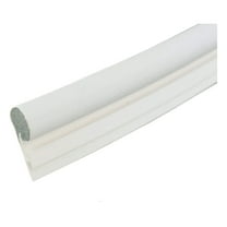 Silverline Offset T-Slot Foam Seal Weather Stripping-White, 24 Ft Roll