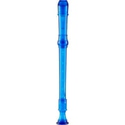 Lyons Premium 3-Piece Translucent Soprano Recorder Transparent Blue