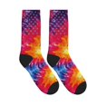 thumbnail image 4 of Women's Men's Autism Awareness Puzzle Flag Colorful Novelty Pattern Crew Athletic Socks, 4 of 7