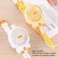 thumbnail image 4 of Mini Fan Watch, Wearable Watch Fan Duckling Shape With 3.7V 500mAh Lithium Battery For Birthday Gift White, 4 of 8