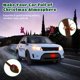 thumbnail image 2 of Kit de astas de reno para coche con luz LED, adornos navideños para automóviles, astas, cola y nariz iluminadas con cascabeles, kit de personajes, accesorios para coche, 2 of 6