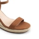 thumbnail image 3 of Sandalia DREAM PAIRS Alpargatas con Cuña 9 cm Marrón, 3 of 7