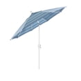 thumbnail image 2 of Parasol de Marché en Aluminium 7.5 Pieds Inclinaison Push Blanc Mat/sunbrella/dolce Oasis, 2 of 7