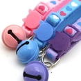 thumbnail image 7 of 6 Pack Reflective Cat Collar with Bell, Solid & Safe Collars for Cats, Nylon, Mixed Colors, Safety Buckle Kitten Collar, Breakaway Cat Collar for Girl Cats Male Cats, 7 of 7