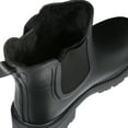 thumbnail image 4 of Khombu Women's Rain Boots Matte Fur Lined Hiker, Black, Sizes 6, 4 of 6