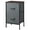 Dark Grey, variant on GALAXHERO Nightstand with 2 Fabric Drawers, Bedroom Dresser Furniture, Bedside End Table for Dorm, Size L, Charcoal Black Wood Grain