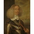 thumbnail image 2 of Abraham van Westerveld 12x14 Black Ornate Wood Framed Double Matted Museum Art Print Titled: Portrait of Jacob Baron Van Wassenaer, Lord of Obdam, Lieutenant-Admiral of Holland and West-Frie, 2 of 5