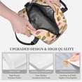 thumbnail image 3 of Naloa Hamburger Pizza Coke Print Lunch Bag for Women & Men Insulated Lunch Box or Cooler Lunch Tote Bags for Work, Travel, Outdoor, 3 of 5