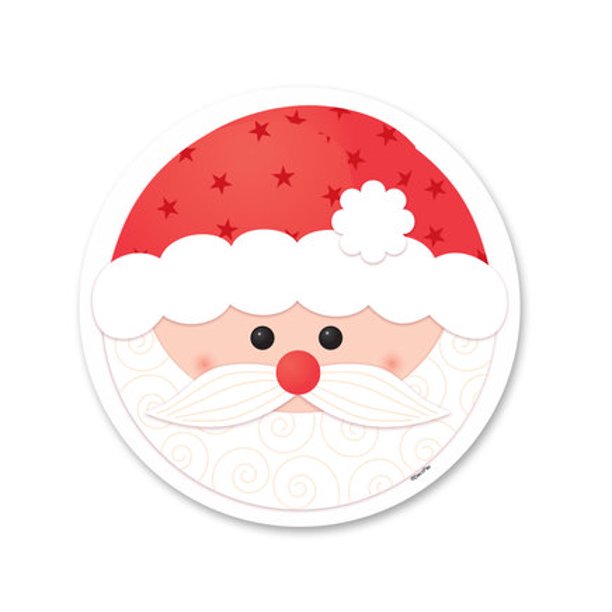 Santa Face Edible Icing Image Cake Decoration Topper -1/4 Sheet -  Walmart.com