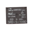 thumbnail image 4 of 10pcs T73 SRD-S-109D DC9V 5pins 7A250V 12A Power Relay, 4 of 5