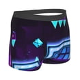 thumbnail image 2 of Sigee Geometry Dash (68) for Men's Cotton Panties Soft, Breathable, and Comfortable Boxer Briefs,Small, 2 of 7