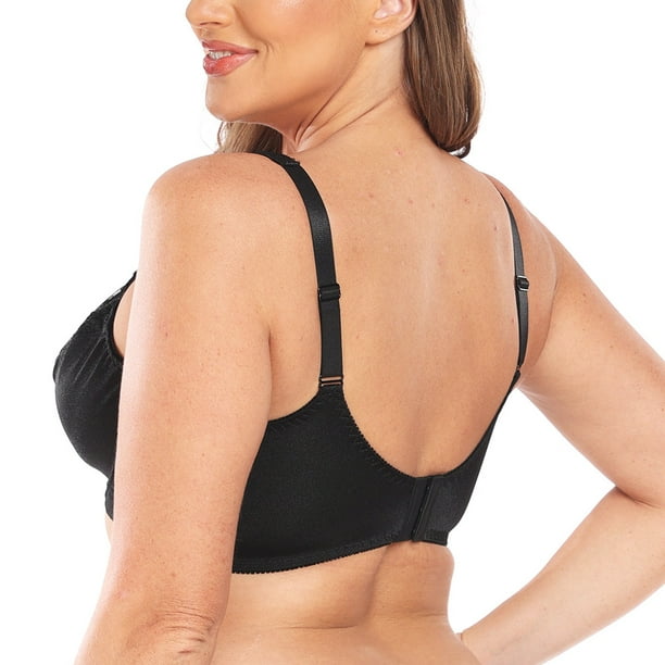 Women's Sexy Lace Embroidered Bras Full Coverage Unlined Underwire Plus  Size Bra 36D - Walmart Business Supplies