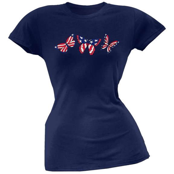 Flag Butterflies Juniors T-Shirt