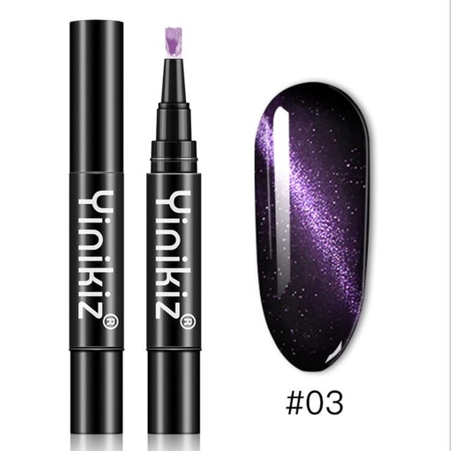 Gel de sellado de ojos con pegamento para decoración de uñas y lápiz de uñas de 6 colores Fiudx
