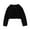 Black, variant on BULLPIANO Girls' Knit Long Sleeve Button Closure Bolero Long Sleeve Cropped Elegant Cardigan Knit Sweater