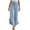 Sky Blue—Women Linen Pants, variant on Sijiajgjfu Women Linen Pants Summer Wide Leg Pants Smocked Waist Ruffle Hem Palazzo Pant Boho Flowy Beach Pant with Pocket 2025 Dark Gray M