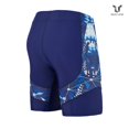 thumbnail image 3 of Blue Shark Men's Rash Guard Swim Shorts - Compression Swimming Jammer for Cool Dry Active Swimsuit Workout - 2XL, 3 of 4