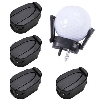 Yuauy Golfball-Hebeset – 2x 4-Krallen-Greifer + 2x Tee-Saugnapf, Für Puttergriff, Rückenschonend, Schwarz Yuauy Golfball-Hebeset – 2x 4-Krallen-Greifer + 2x Tee-Saugnapf, Für Puttergriff, Rückenschonend, Schwarz