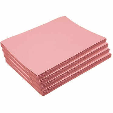 Colorations Heavyweight Pink Construction Paper, 9" x 12", 200 Sheets