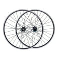 thumbnail image 3 of Miumaeov Mountain Bike Wheelset 29" Dual Disc Mountain Bike Wheels Aluminum Alloy Rim Quick Release Front Rear Black Flat Spokes MTB Wheelset Fit 7-11 Speed Cassette, 3 of 12