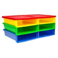thumbnail image 5 of (3 pack) Storex Quick Stack 6-Slot Construction Paper Sorter, Multicolor, 1-Count, 5 of 6