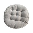thumbnail image 2 of Cojín de asiento circular para sentarse, cojín para silla, cojín de lectura, decorativo, versátil, alfombrilla para asiento, 54,9 x 54,9 cm, para ver Gris, 2 of 8
