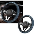 thumbnail image 1 of YISITIAN Bling Steering Wheel Cover, Crystal Diamond Steering Wheel Protector for Women Girls, 14-15 Inch Sparkling Rhinestone Decor Accessories, Universal Fit for Most Cars, SUVs, CJ919-49018, 1 of 6