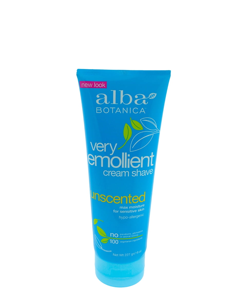 Alba Botanica Very Emollient Natural Moisturizing Cream Shave Unscented