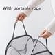 thumbnail image 5 of pstuiky Cesta plegable para ropa sucia de malla de tres lados transpirable y con marco para ropa sucia., 5 of 7