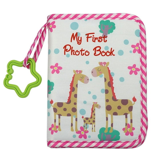 Baby Photo Album First Photo Album Soft Cloth Photo Book Album Gift for Babies 4x6 inch Photos